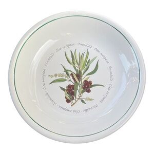 Williams Sonoma pasta Bowl set (3pc) with Olive and Green Accents 24cm.